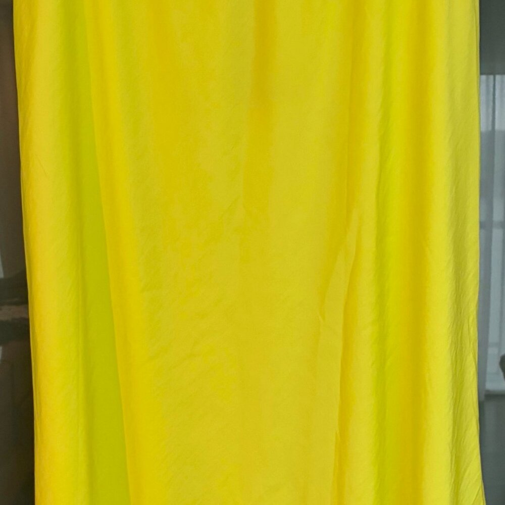 Mid-Calf Yellow/Green Skirt Banana Republic NWT L
